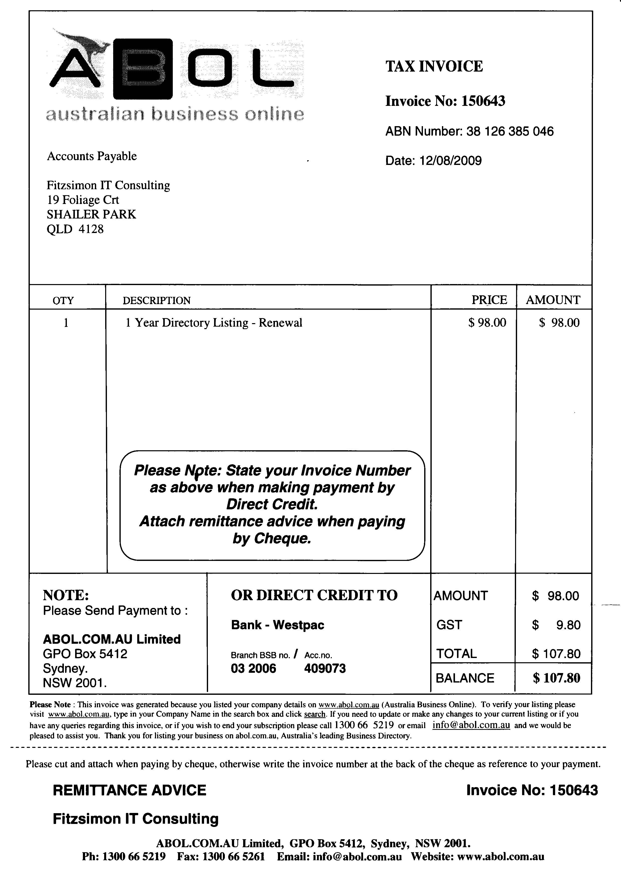 Service Invoice Template Free —