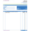 Excel Invoice Template 2003