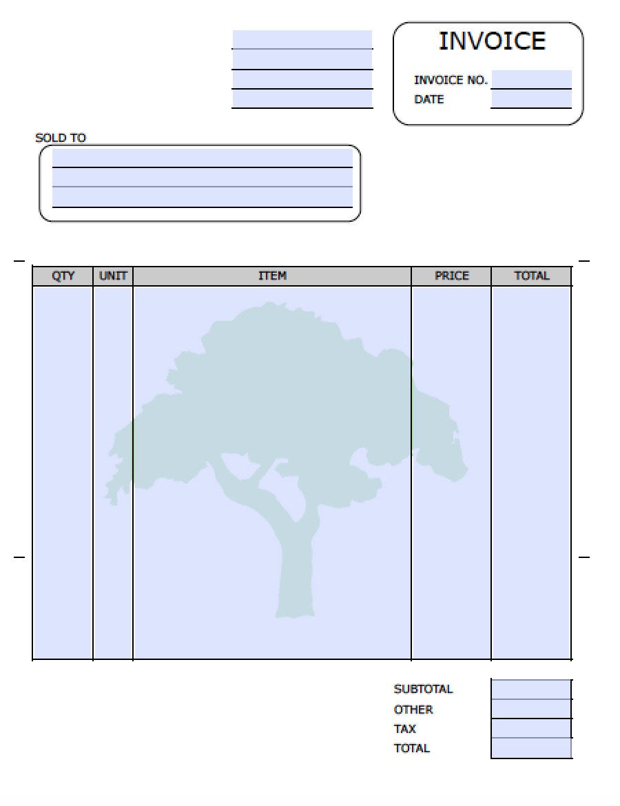 Excel Simple Invoice Template
