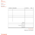 Invoice Template Open Office 2