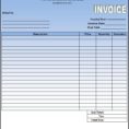 Invoice Template Word Doc Download
