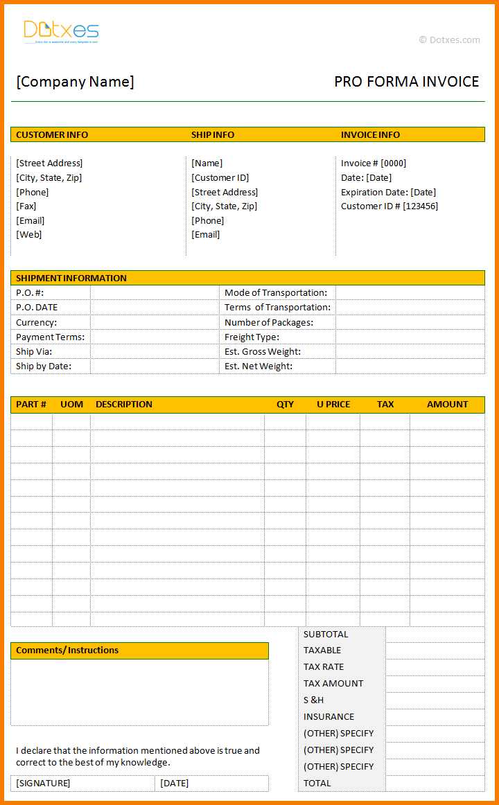 ms word invoice template download