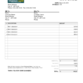Simple Excel Invoice Template