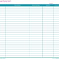 Small Business Inventory Spreadsheet Template 2