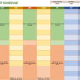 Time Schedule Proyek Excel