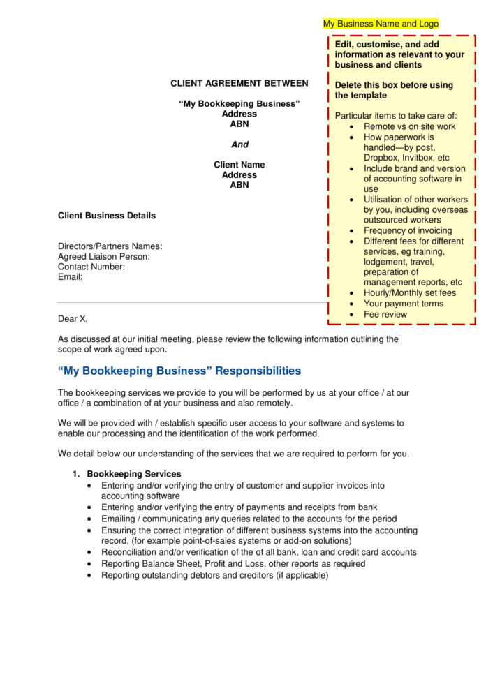10+ Bookkeeper Confidentiality Agreement Examples Doc, Pdf With Bookkeeping Contract Template 10+ Bookkeeper Confidentiality Agreement Examples Doc, Pdf With Bookkeeping Contract Template