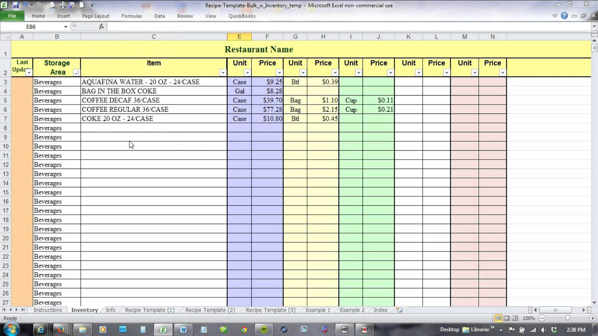 14 Best Of Inventory Tracking Spreadsheet Template Download in Stock