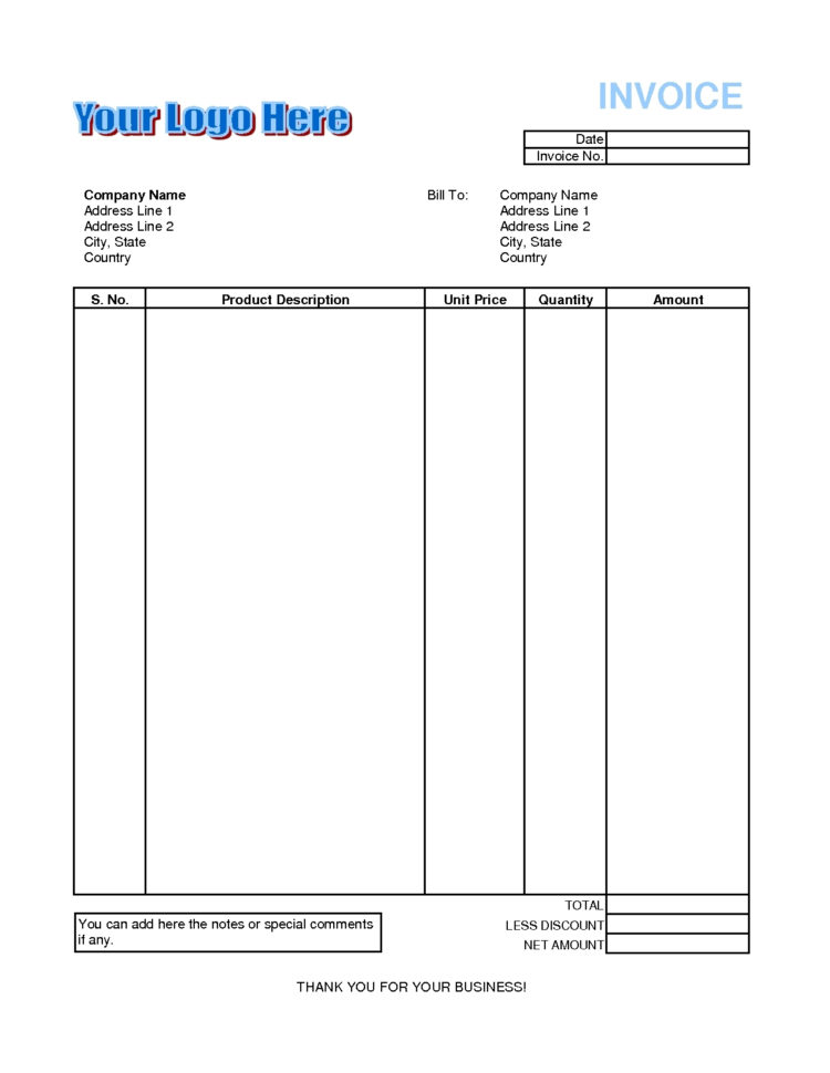 15+ Excel Spreadsheet Invoice Template | For Excel Spreadsheet Invoice Template