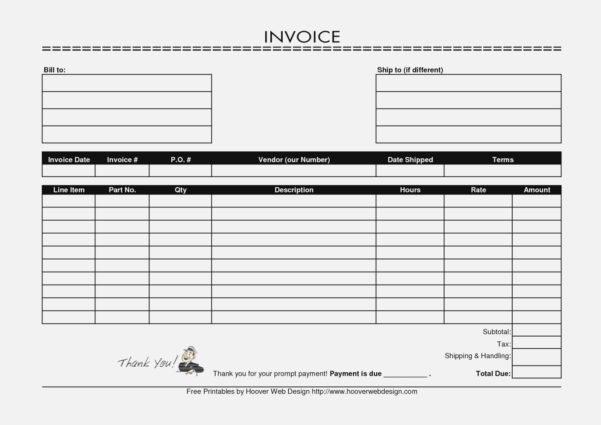 Free Printable Business Forms — db-excel.com