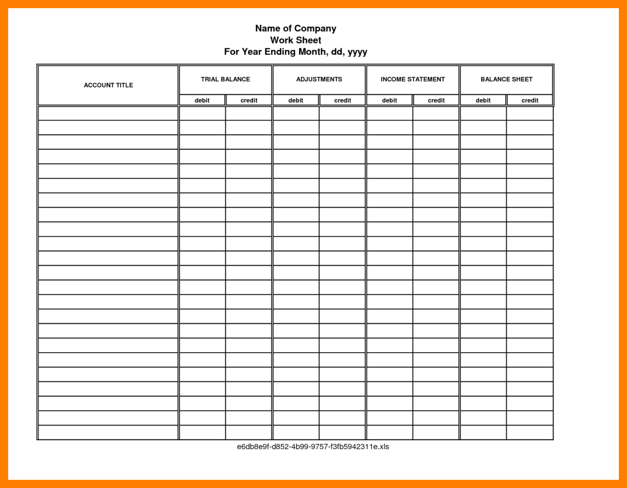 18+ Accounting Worksheet Templates | World Wide Herald Within Accounting Worksheet