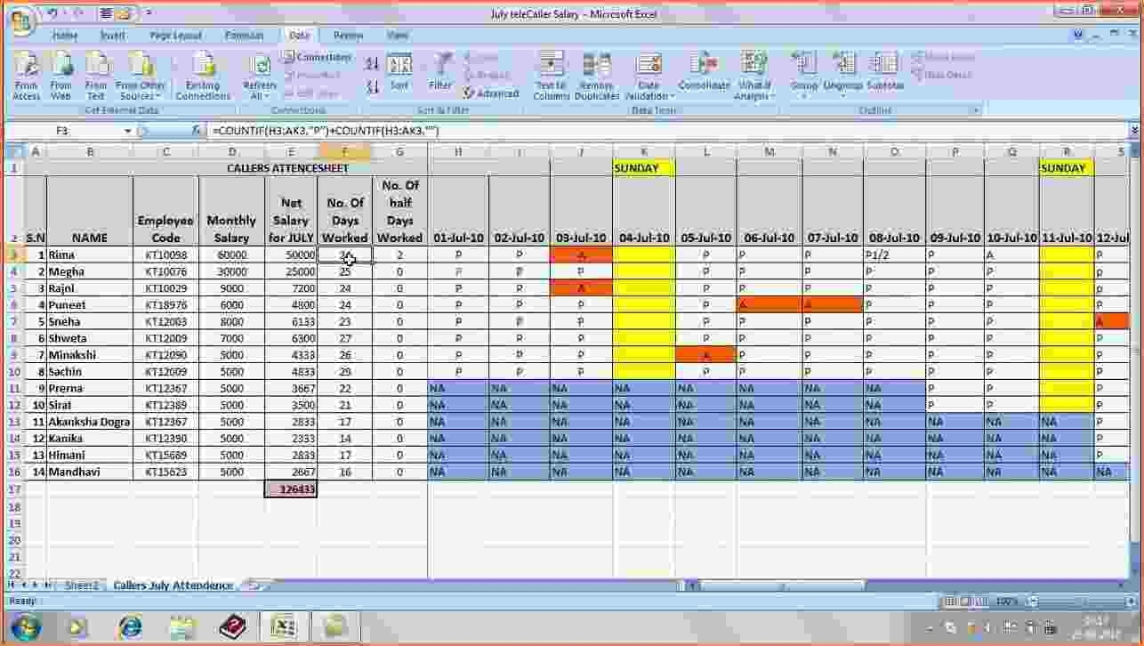 Salary Statement Format In Excel Db excel