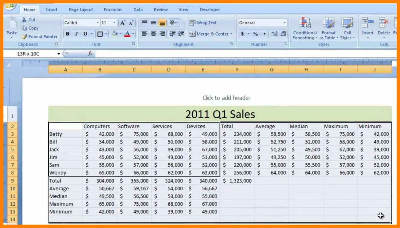 5+ Sample Excel Spreadsheets | Credit Spreadsheet within Sample Of Excel Spreadsheet With Data