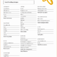 50 Awesome Printable Wedding Budget Spreadsheet Documents Ideas Inside Wedding Budget Spreadsheet