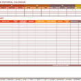 9 Free Marketing Calendar Templates For Excel   Smartsheet With Content Marketing Calendar Template