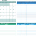 9 Free Marketing Calendar Templates For Excel   Smartsheet Within Marketing Spreadsheet Template