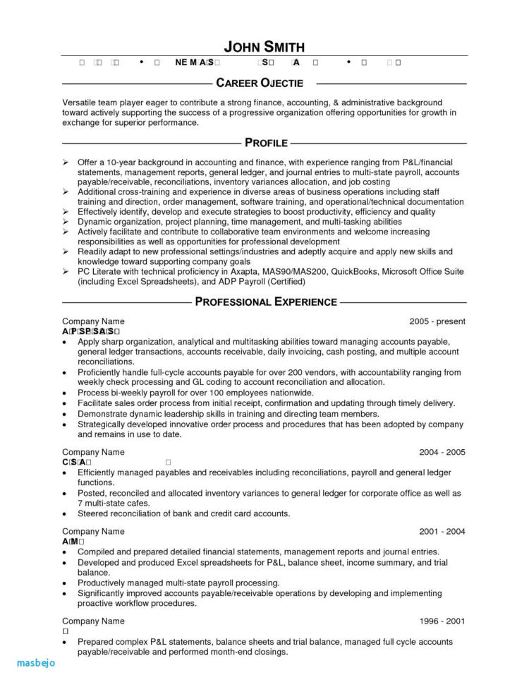 Accounting Bookkeeping Resume Best Bookkeeping Resume Samples New Intended For Bookkeeping Reports Samples