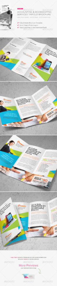 Accounting & Bookkeeping Services Trifold Brochurekinzi21 Inside Bookkeeping Flyer Template