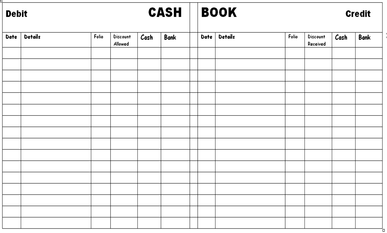 Accounting Ledger Book Template Free Db excel
