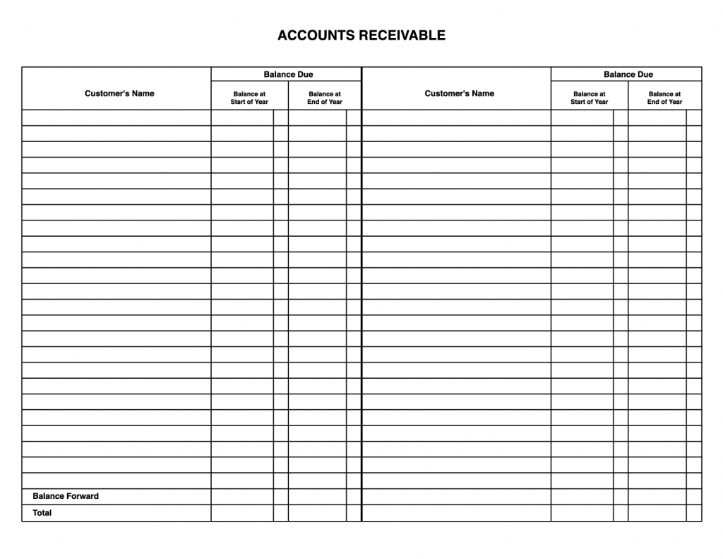 Accounting Ledger Template Free 4 - Down Town Ken More Inside Free General Ledger Template
