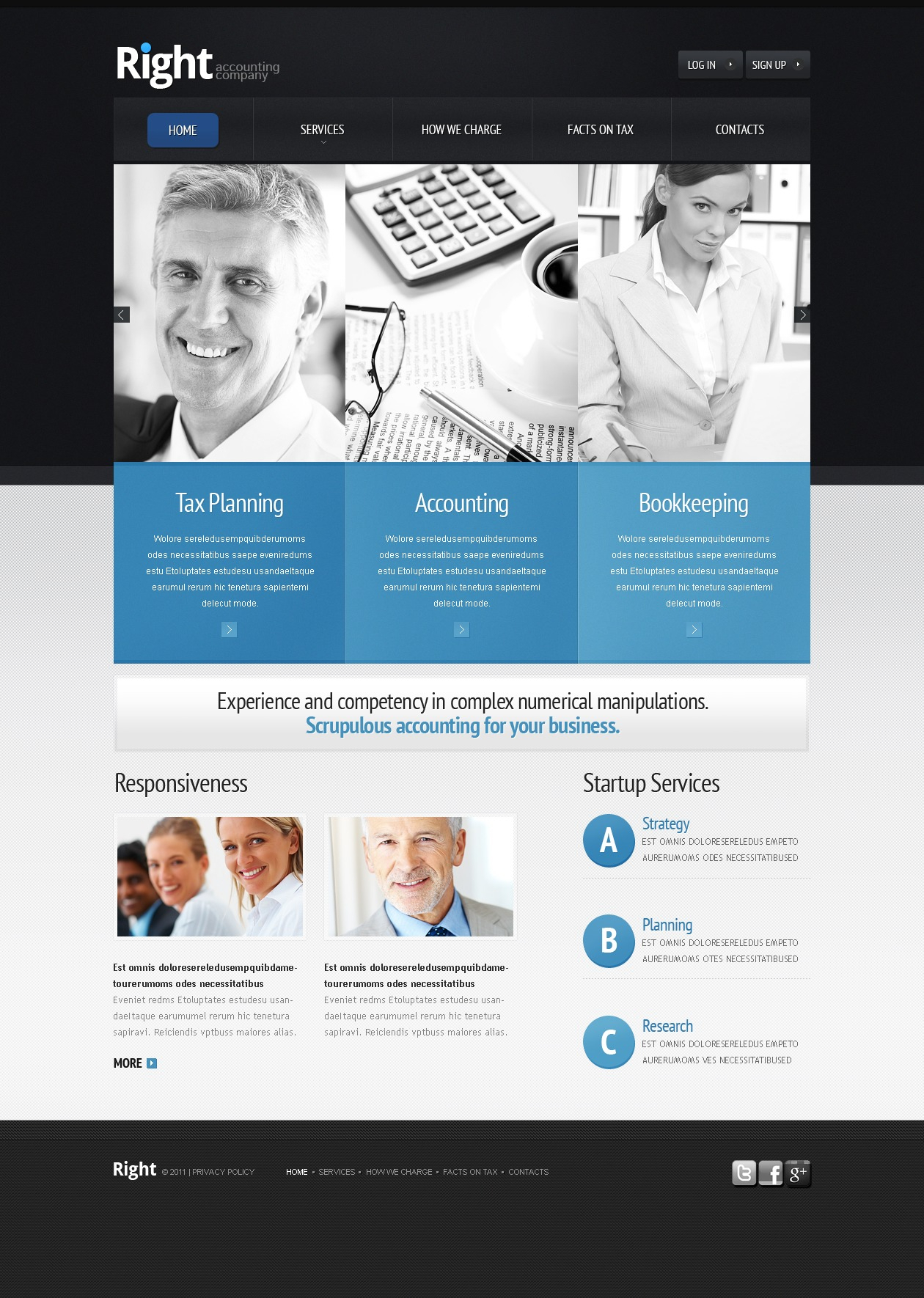 Accounting Website Website Template 36646 and Bookkeeping Website