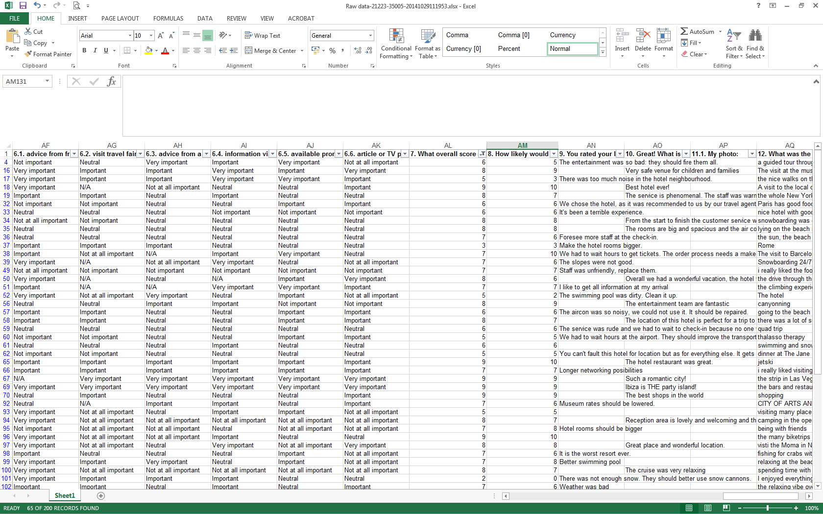 Analyze Your Survey Results In Excel   Checkmarket Throughout Survey Spreadsheet Template