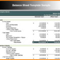 Balance Sheet Example Excel | Khairilmazri With Balance Sheet Template Excel