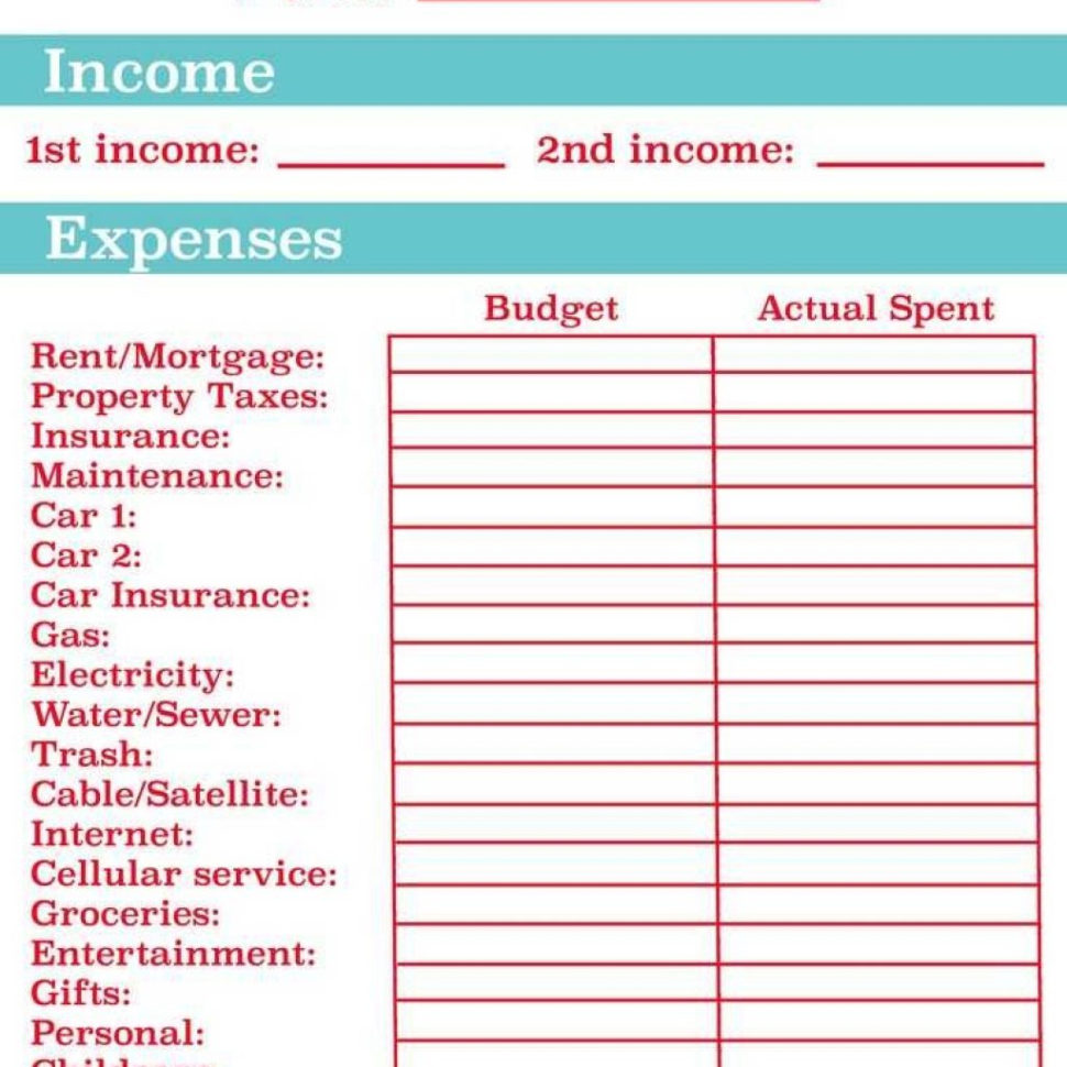Best Monthly Budget Template Ideas On Pinterest Family With Free To Free Budget Spreadsheet Templates