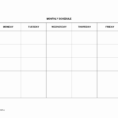 Best Of Weekly Work Schedule Template Aguakatedigital Templates Intended For Monthly Work Schedule Template Pdf
