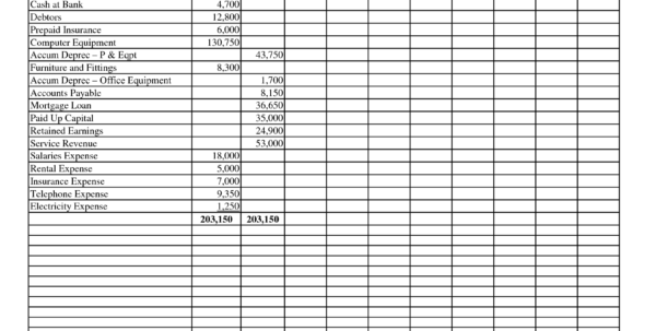 Free Accounting Worksheets Excel Spreadsheet Template free accounting ...