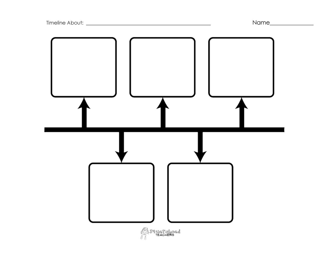 Blank Timeline Worksheet   Zoro.9Terrains.co Inside Worksheet Templates For Teachers