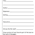 Book Report Worksheets From The Teacher's Guide For Worksheet Templates For Teachers