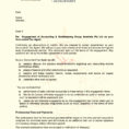 Bookkeeping Engagement Letter Template Collection | Letter Template To Bookkeeping Contract Template