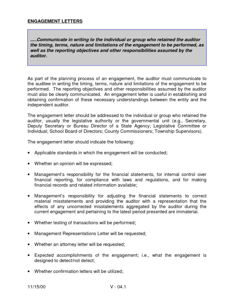Bookkeeping Engagement Letter Template Collection | Letter Templates And Letter Of Engagement Bookkeeping Template Australia