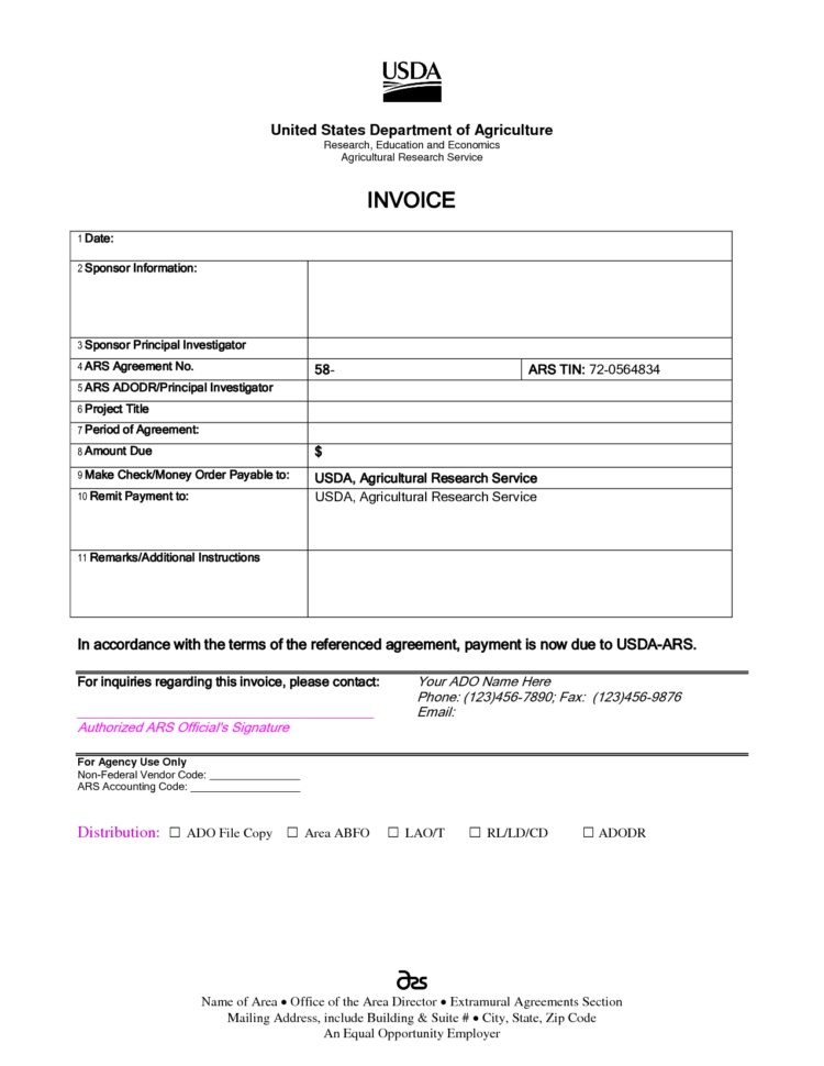 Bookkeeping Invoice Template Free — db-excel.com