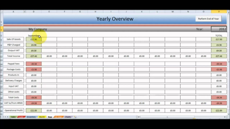 double entry bookkeeping excel spreadsheet free