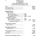 Business Payslip Year To Year Income Statement Template Pdf Example Intended For Simple Income Statement Template