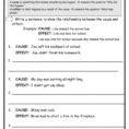 Cause And Effect Worksheets From The Teacher's Guide To Worksheet Templates For Teachers