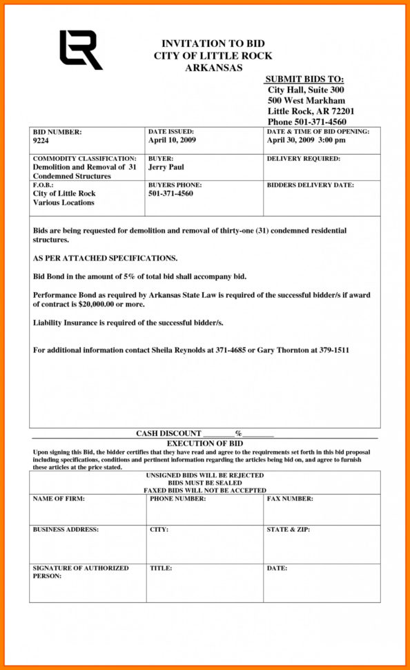 Construction Bid Template Free Excel Construction Quotation Template Intended For Construction Estimate Form Pdf