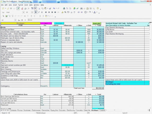 Construction Bid Form Excel Db Excel Com   Construction Bid Templates Excel Inspirational Template Estimate 9 To Construction Bid Form Excel 601x453 