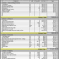 Construction Cost Estimate Worksheet and Construction Estimating Spreadsheets