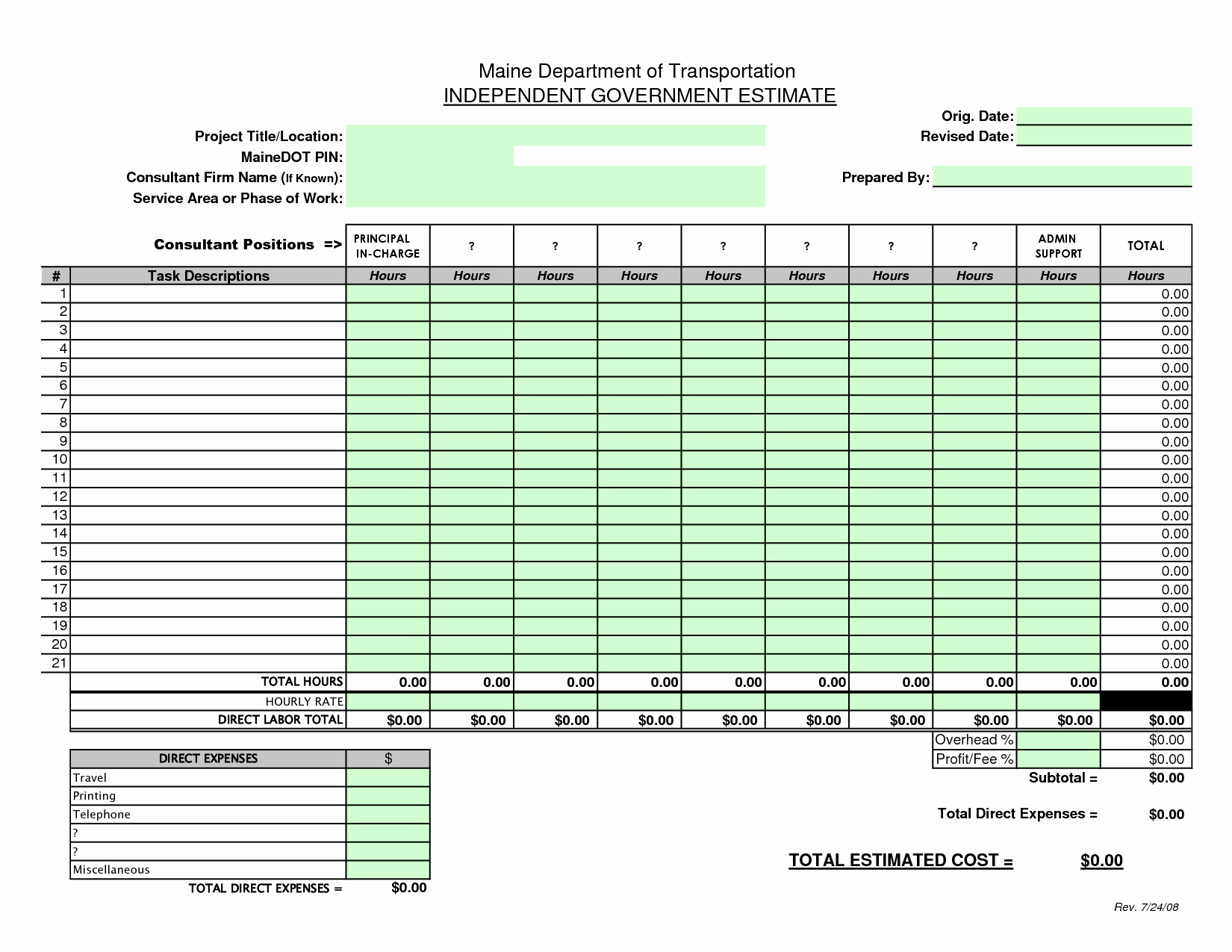 Construction Cost Estimating Spreadsheet Awesome Home Building Cost 