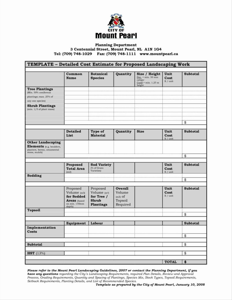 Construction Equipment List Template Construction Estimate Template To Estimate Templates For Construction