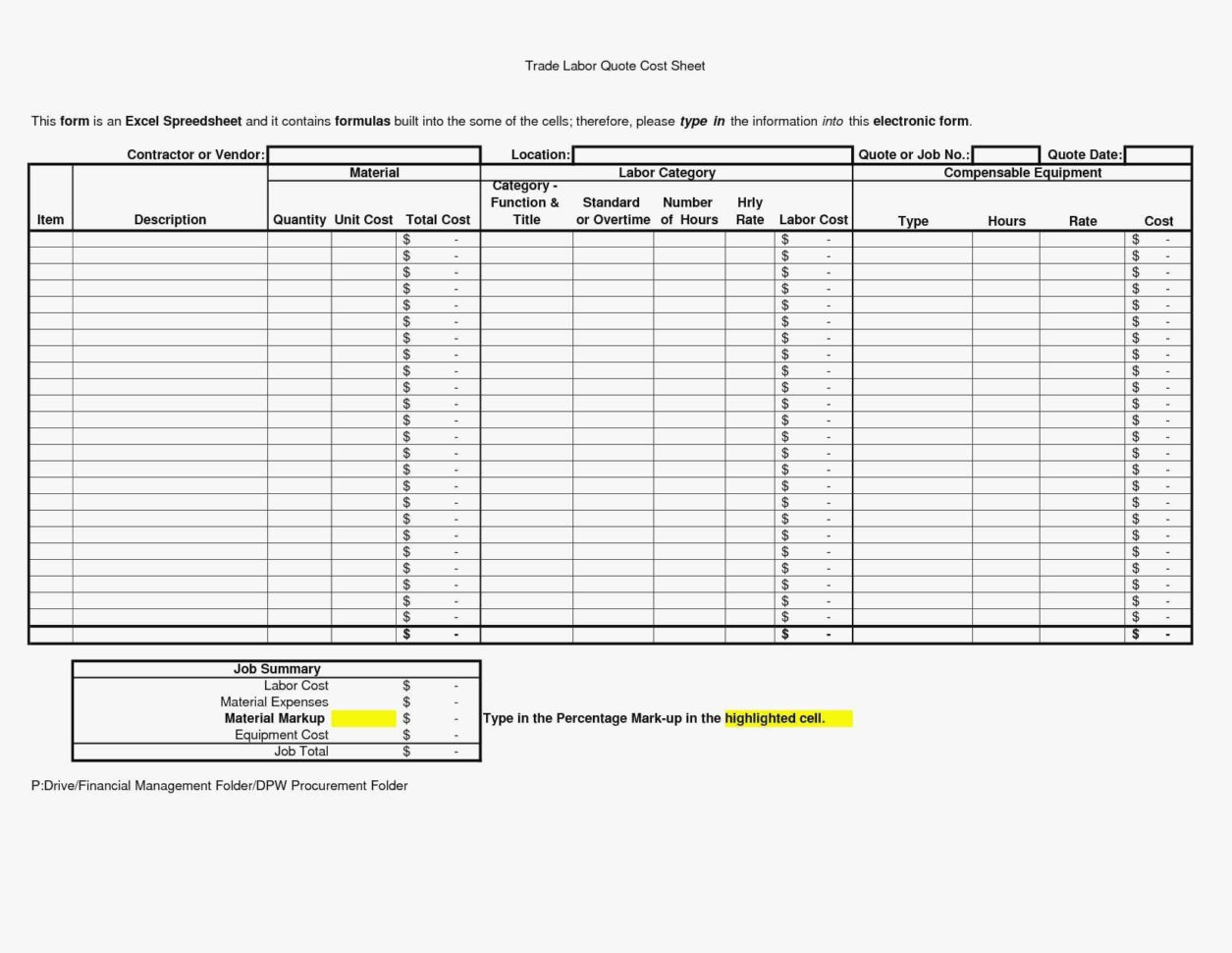 Cost Analysis Template Excel Job Hazard Analysis Template Excel Within Cost Analysis Spreadsheet Template