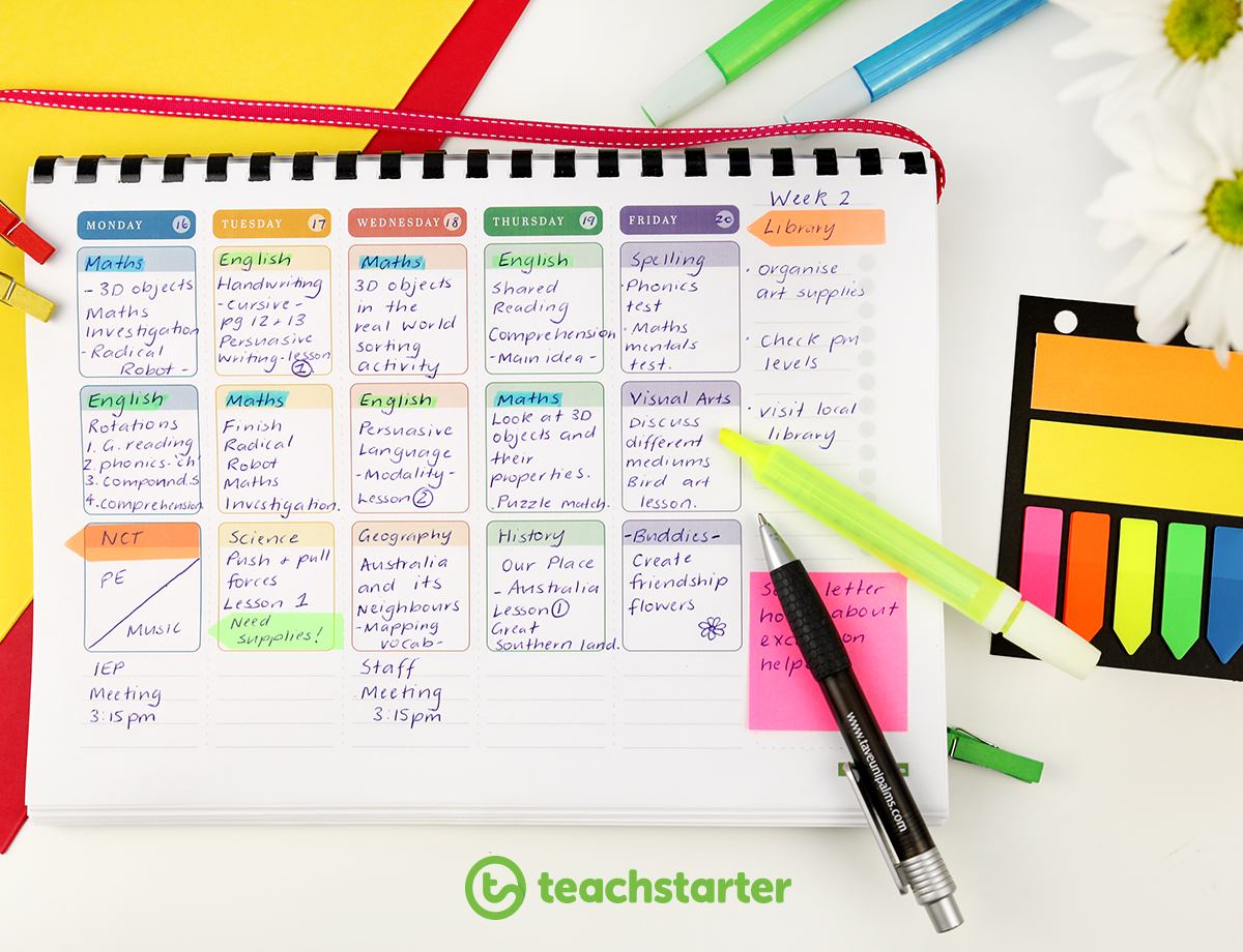Create Your Own Teacher Planner Using Printable Templates for Teacher Printable Templates