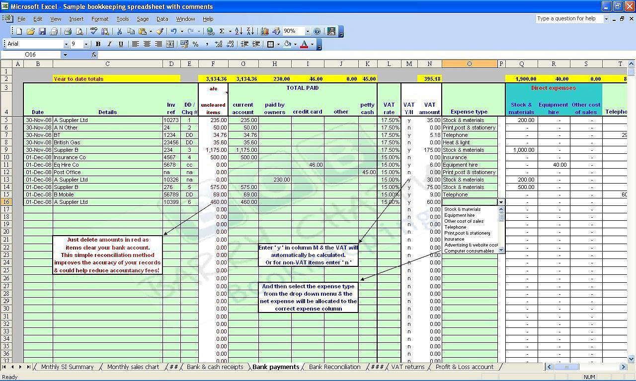 Double Entry Accounting Spreadsheet Excel | Papillon Northwan With Double Entry Bookkeeping Excel