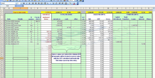 Examples Of Double Entry Bookkeeping Bookkeeping Spreadshee examples of ...