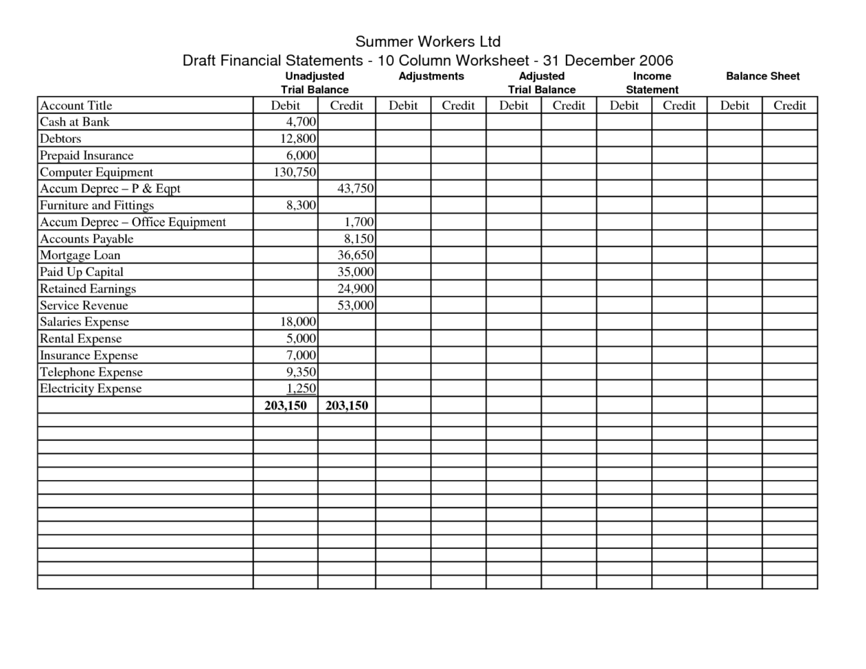 Download Excel Accounting Worksheet Template 1   Isipingo Secondary With Accounting Worksheet