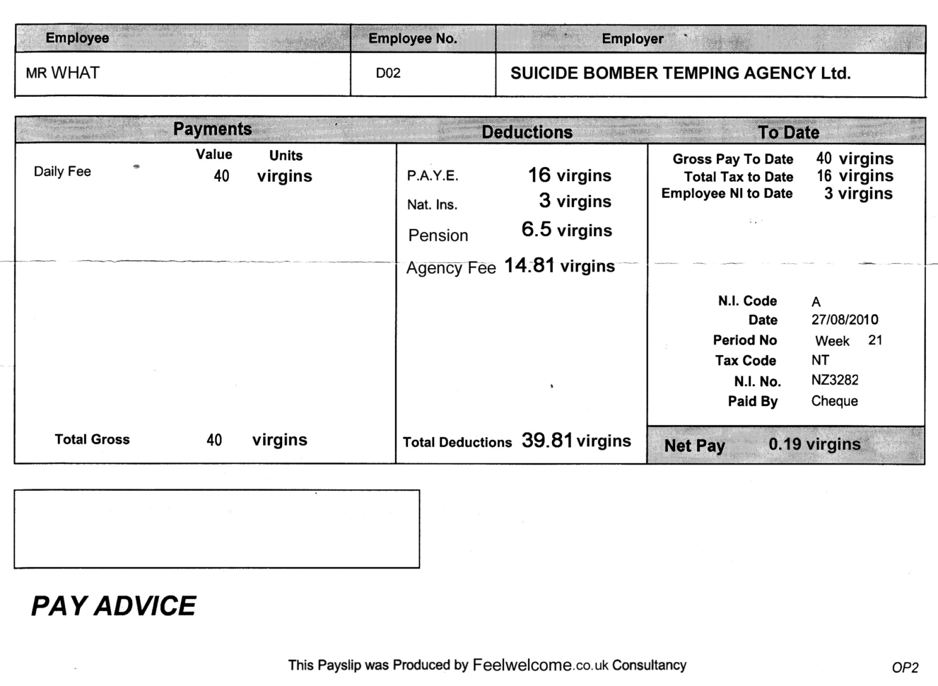 Download Payslip Template Sample Excel Of Salary Slip Basic Word 16 For Salary Statement Format In Excel