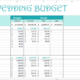 Easy Wedding Budget   Excel Template   Savvy Spreadsheets With Excel Spreadsheet For Budget