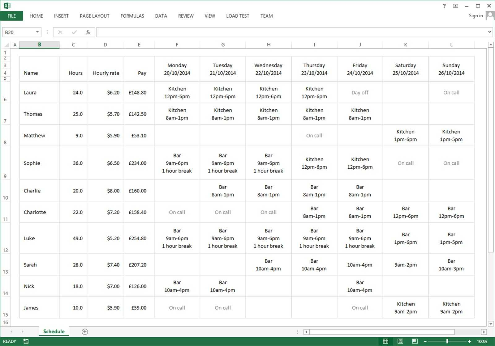 Employee Schedule Excel Spreadsheet | Sosfuer Spreadsheet to Excel Spreadsheet Template Scheduling